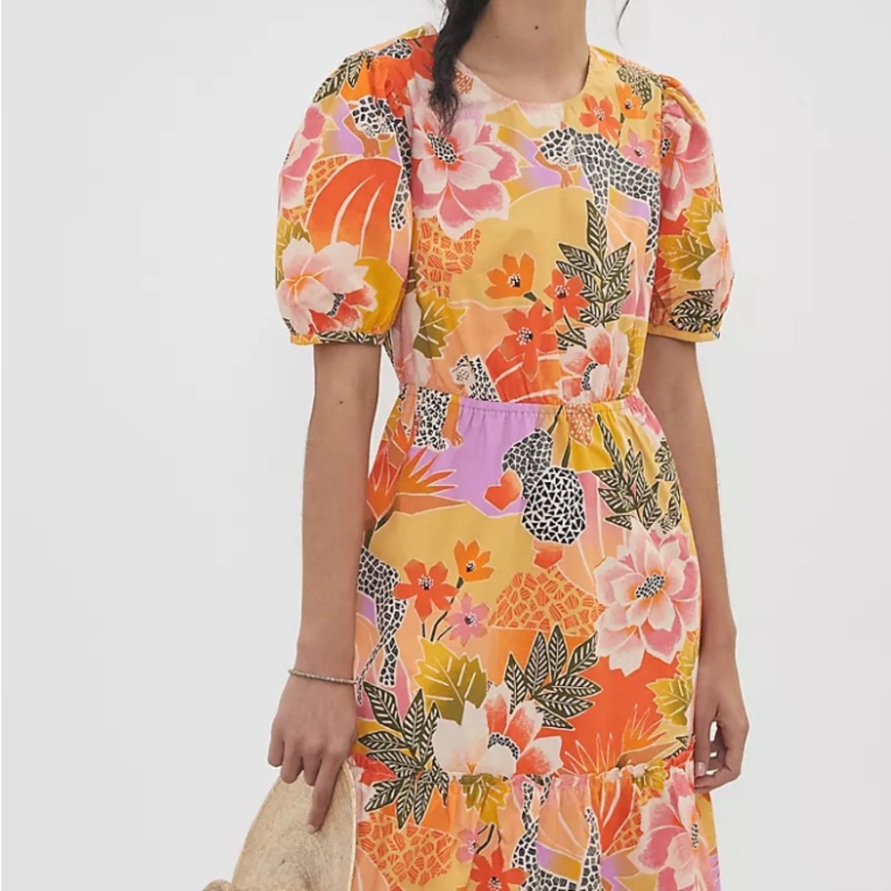 Farm Rio Maribel Midi Dress for Anthropologie Size XS